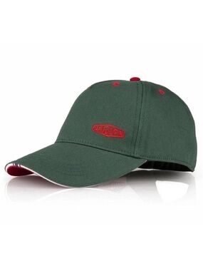 Jaguar car Heritage Logo Cap Green & Red Adjustable Size Hat unisex OS fits all